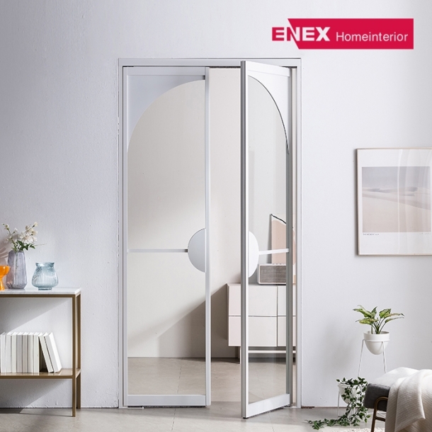 아크네 아치형 반자동 스윙 중문 (W1200)