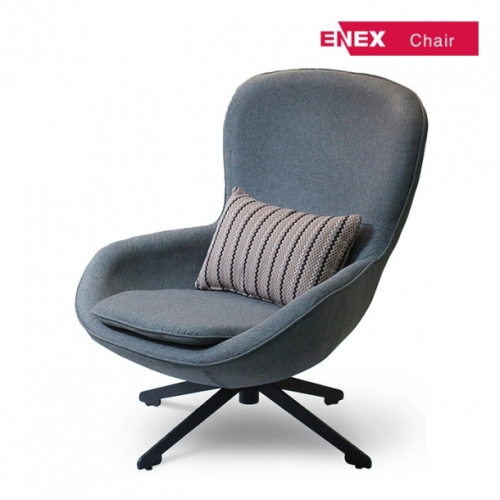 쉘 패브릭 암체어