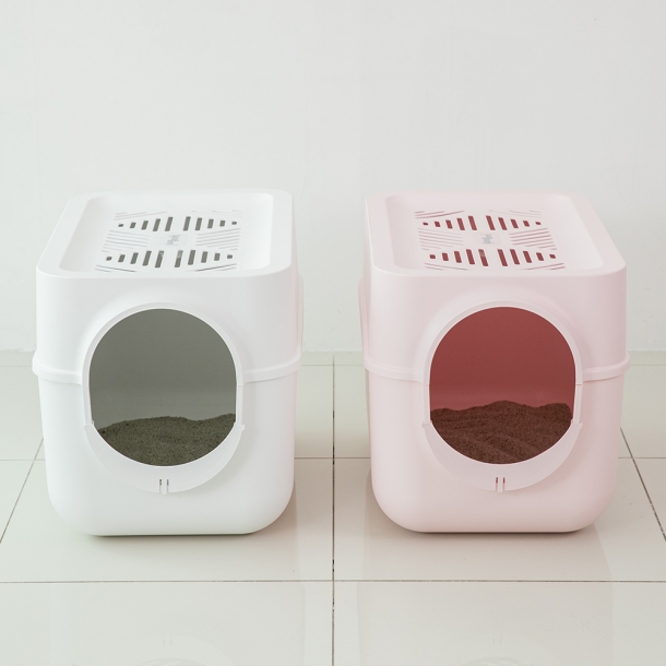 가또페로 냥변기 후드형