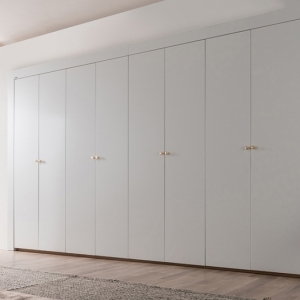 레오 무광 화이트 붙박이장(고급형)-30cm