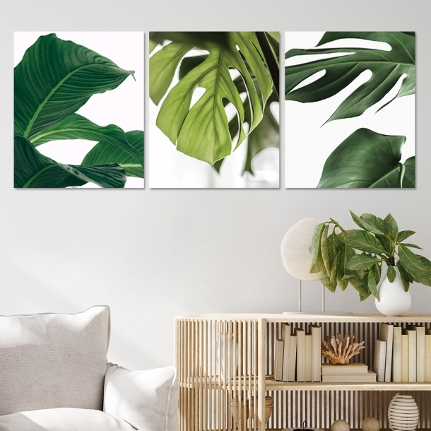 트리빌리지 벽가리개 빈티지감성 식물 캔버스 액자 모음