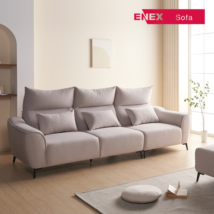 [시즌마감] 도모 폴란드 조야 이지클린 패브릭 4인용 소파+스툴