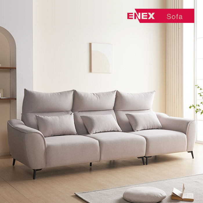 도모 폴란드 조야 이지클린 패브릭 4인용 소파