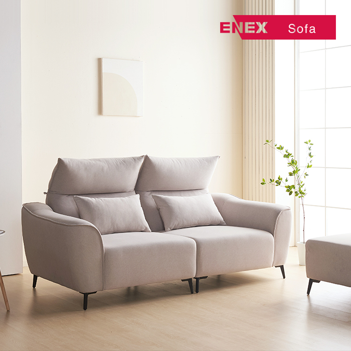 도모 폴란드 조야 이지클린 패브릭 3인용 소파+스툴