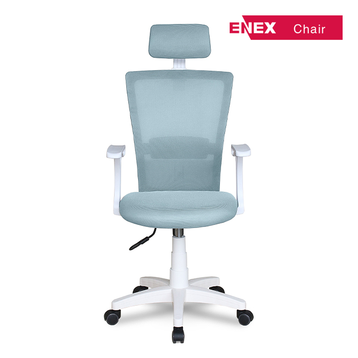 심플라인 메쉬 의자(화이트바디)