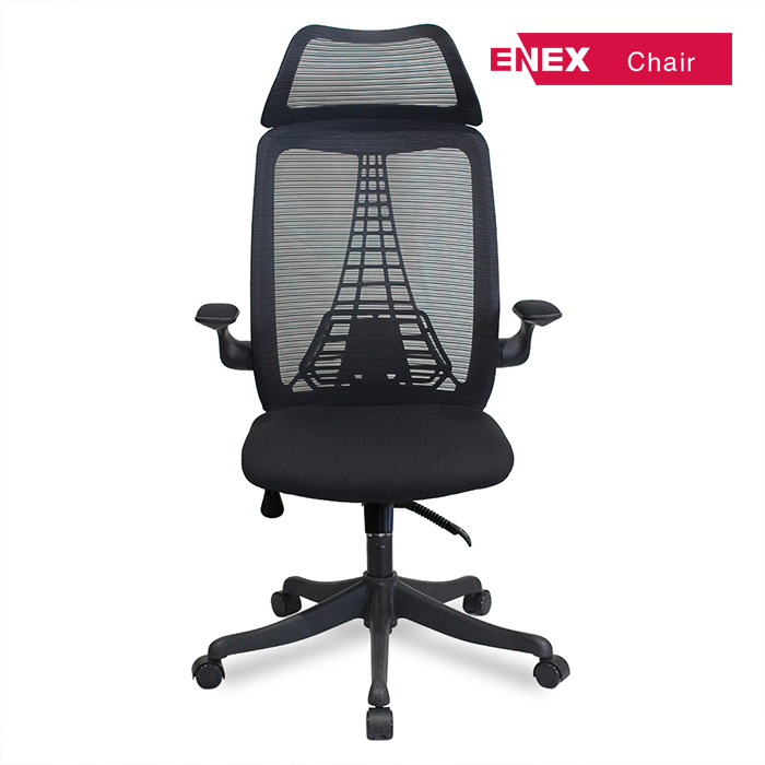 에펠 메쉬 요추 의자(블랙바디)