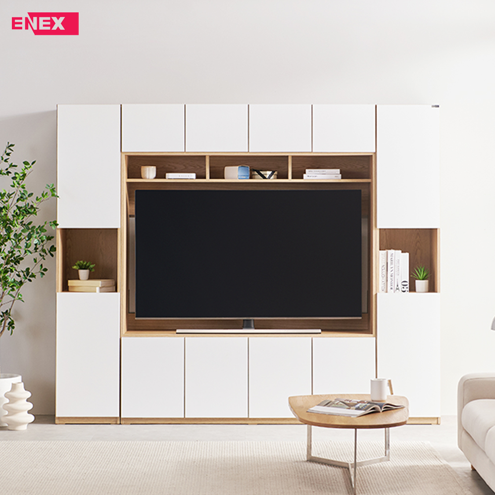 모던 월플렉스 서재형 거실장 2400