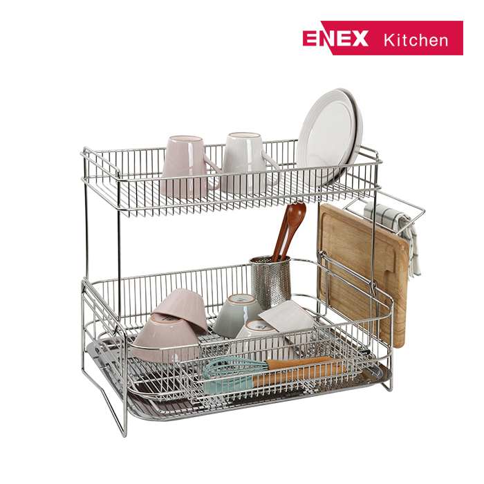 유닉 2단 식기건조대