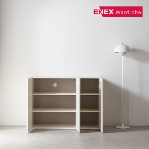 퓨어엔 1200폭 높은 수납장