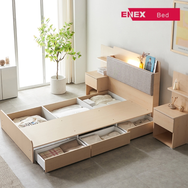 EB3-04 LED 수납 침대 SS/Q/K