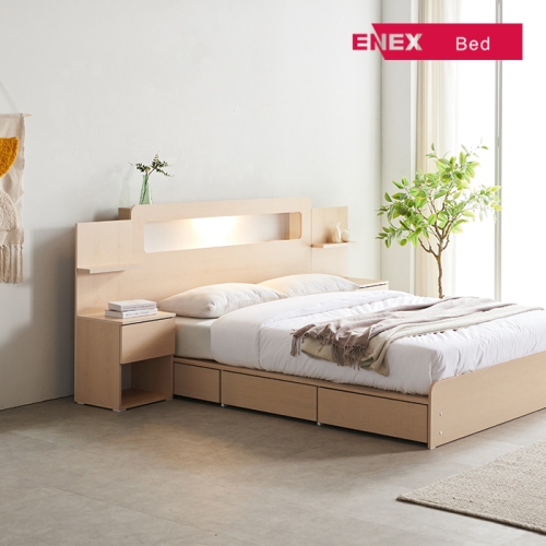 EB3-02 LED 수납 침대 SS/Q/K