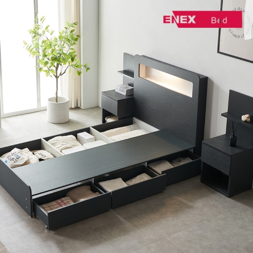 EB3-02 LED 수납 침대 SS/Q/K