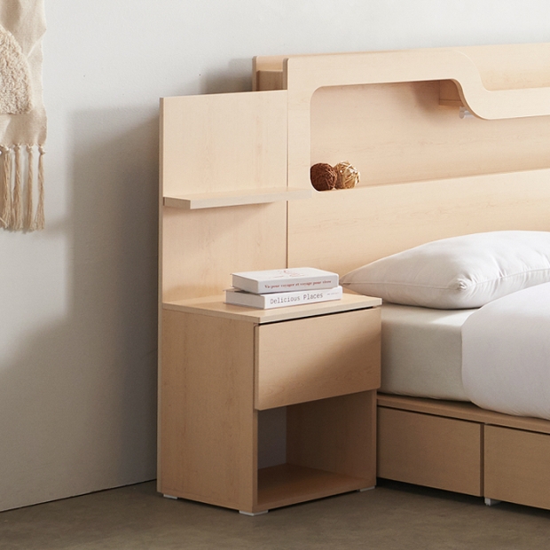 EB3 LED 수납 침대 공용 협탁 (추가구매 전용)