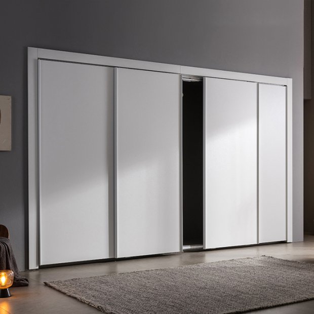 아이 올뉴 화이트 슬라이딩 붙박이장(실속형)-15cm