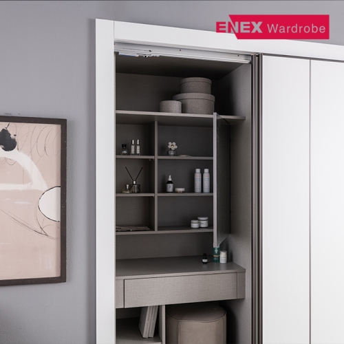 코니 화장대 슬라이딩 붙박이장(고급형)-210+90cm