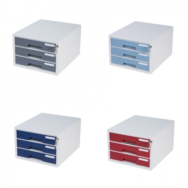 시스맥스 시스템 칼라서류함 3단 10203