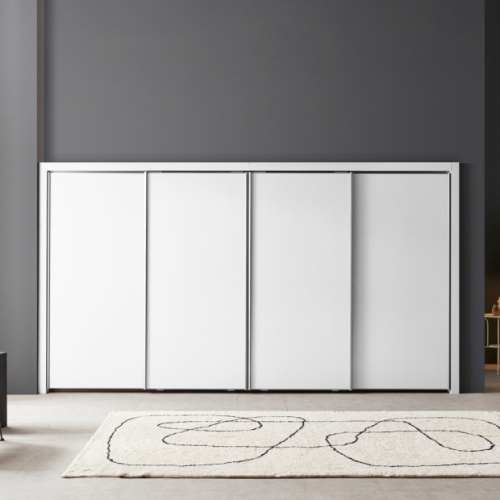 [댐퍼증정] 안나 슬라이딩 붙박이장 실속형-5cm (추가구매)