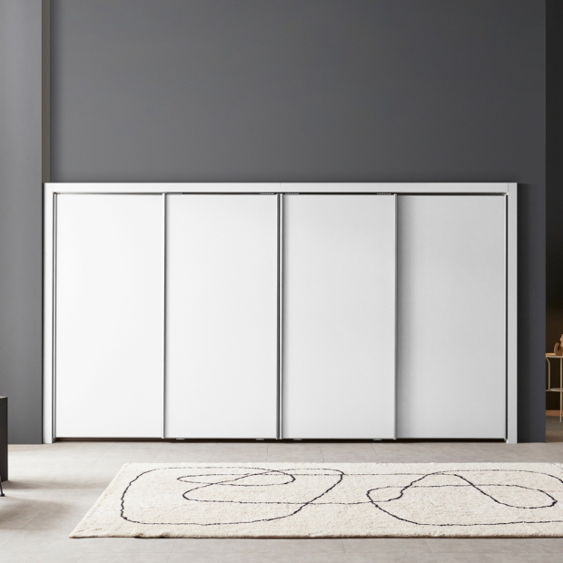 [댐퍼증정] 안나 슬라이딩 붙박이장 실속형-5cm (추가구매)