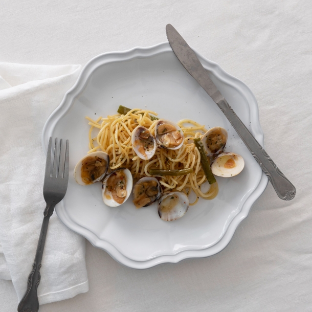 블랑 플뢰르 접시 대