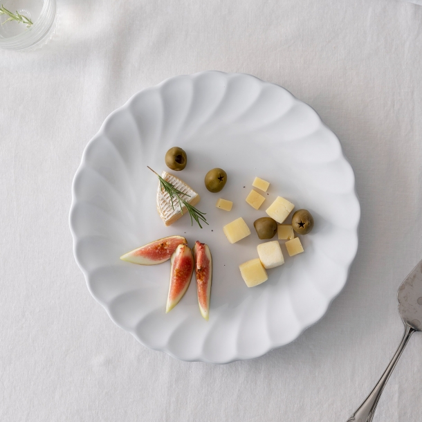 블랑 웨이브 접시 대