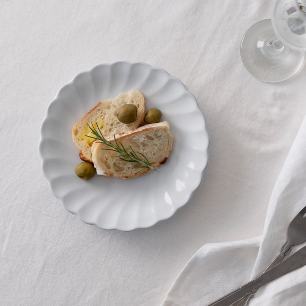 블랑 웨이브 접시 소