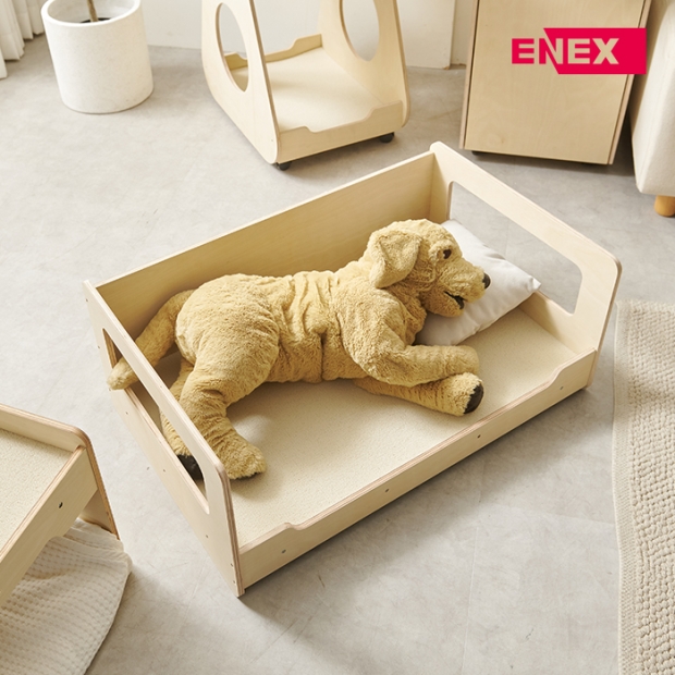 [한정수량] 펫토리 반려동물 개꿀잠 원목침대