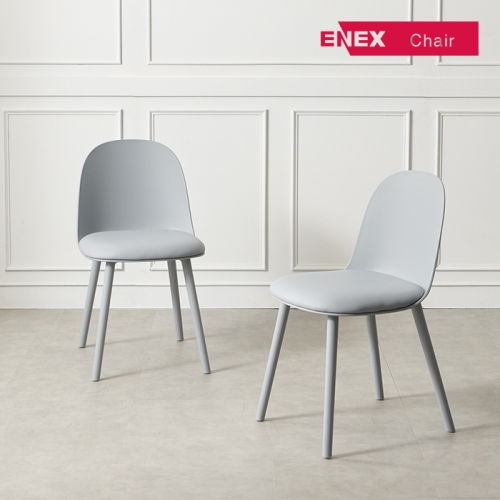 (1+1) 어반 D체어 가죽 식탁의자