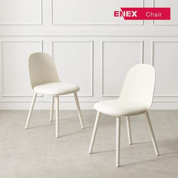 (1+1) 어반 D체어 가죽 식탁의자