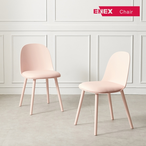 (1+1) 어반 D체어 가죽 식탁의자