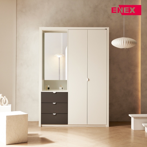 엘레나 여닫이 옷장 화장대형 E0 키큰옷장 (1200~1700)
