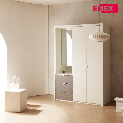엘레나 여닫이 옷장 화장대형 E0 키큰옷장 (1200~1700)