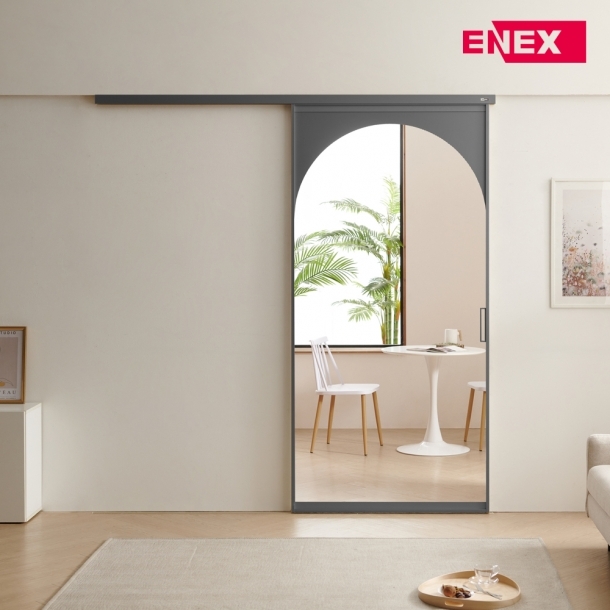 루크 하프 아치 원슬라이딩 중문 (800~1300mm)
