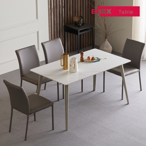 [시즌마감] 라운지 통세라믹 포세린 식탁 4인 6인 마블 무광 의자옵션