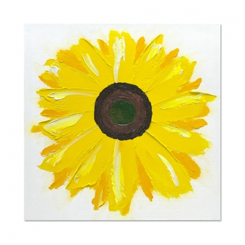돈들어오는 해바라기 유화 거실인테리어 캔버스 그림액자