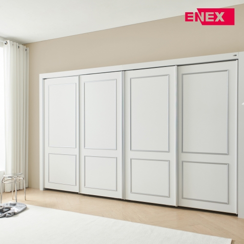 [댐퍼증정] 루이 웨인스코팅 슬라이딩 붙박이장 30cm