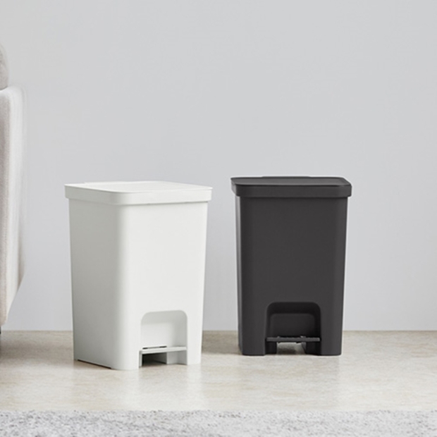 리템LnC 13L 페달형휴지통 IV DG