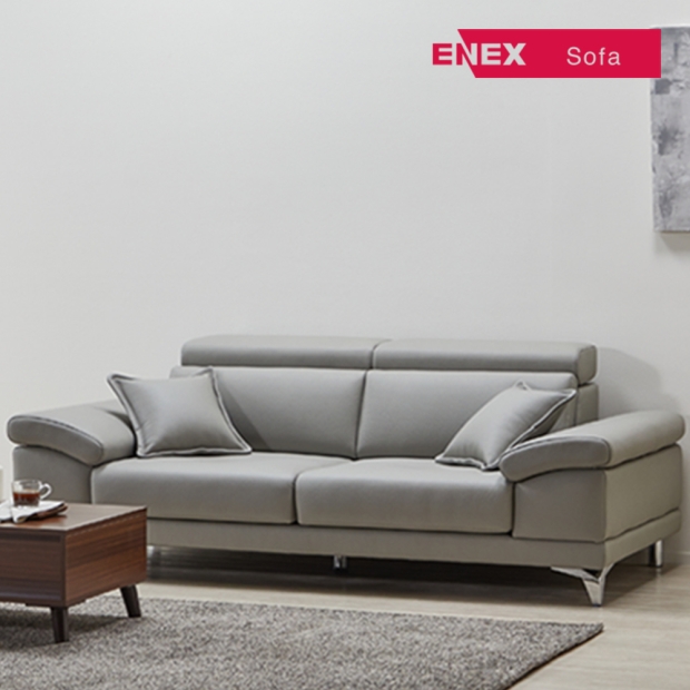 도노 슈렁큰 천연면피 통가죽 6인 소파