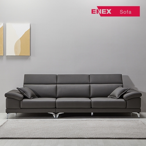 도노 슈렁큰 천연면피 통가죽 4인 소파