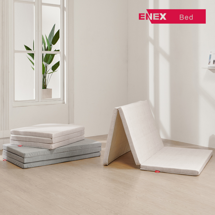 귀잠 3단 접이식 매트리스 토퍼 수면매트 (방수 속 커버,보관 가방 포함)