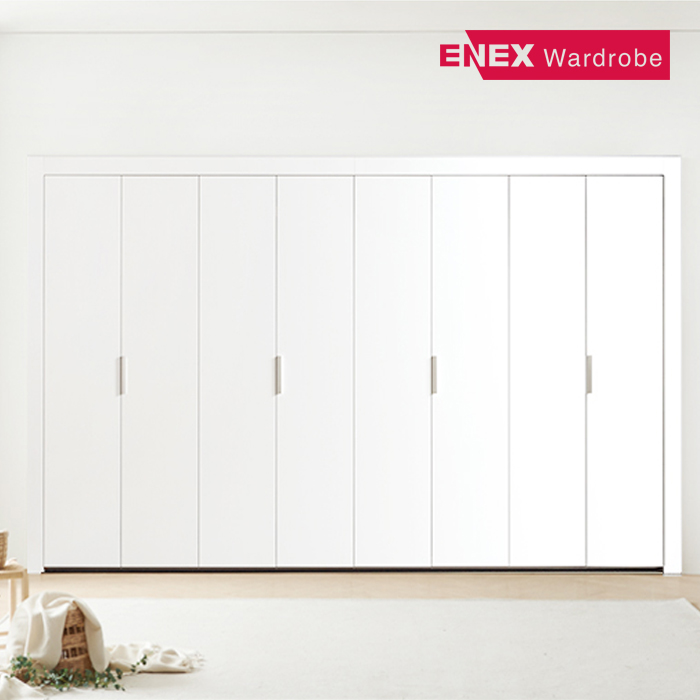 아이 올뉴 화이트 여닫이 붙박이장(고급형)-15cm