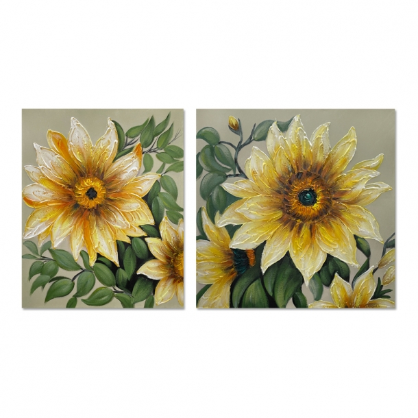 트리빌리지 홈카페 인테리어 벽장식 현관액자 서양화 미술작품 해바라기그림