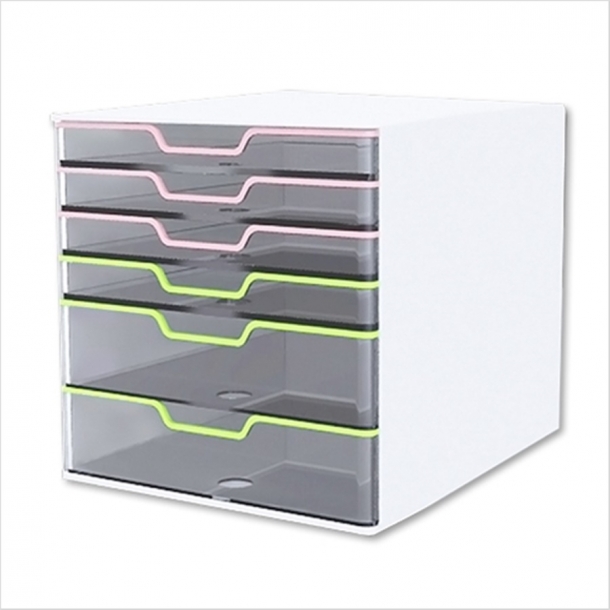 카파맥스 데코 투명 6단 서류함 15106