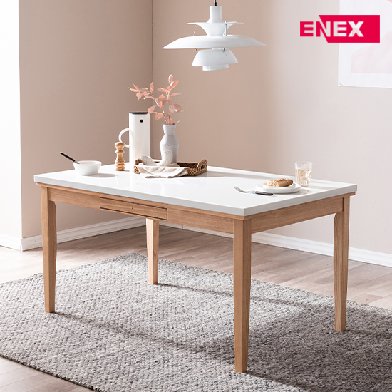 [특가] 티파니 6인용 대리석 식탁 (단품)