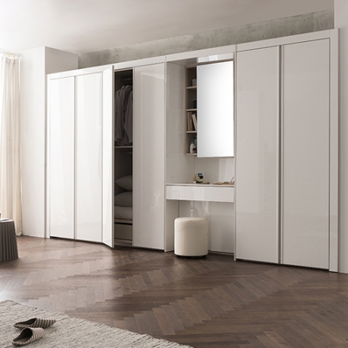 NEW 이안 화장대 붙박이장 210cm+80cm (실속형)