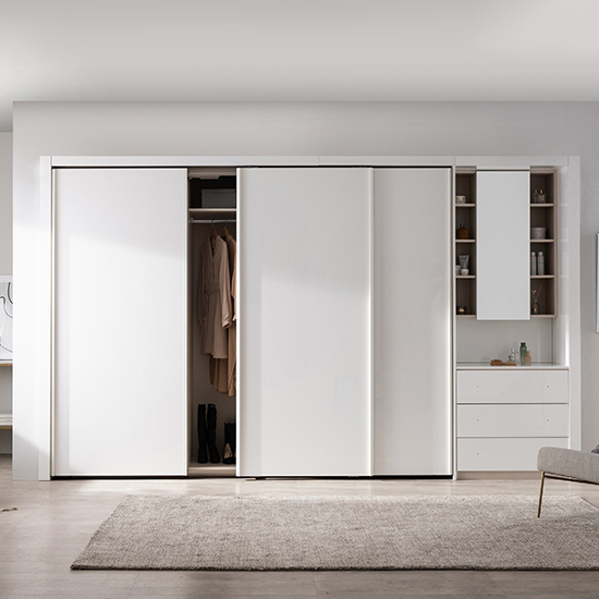 NEW 살롱 화장대형 슬라이딩 붙박이장-210cm+80cm(실속형)