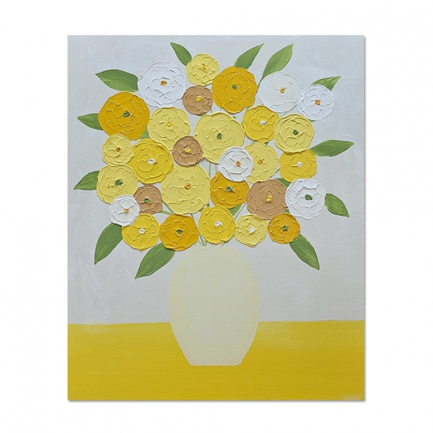 트리빌리지 현관그림 현대미술작품 화사한 꽃그림 인테리어액자