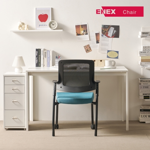 집중력 책상 의자 회의용 사무용 의자(화이트바디)