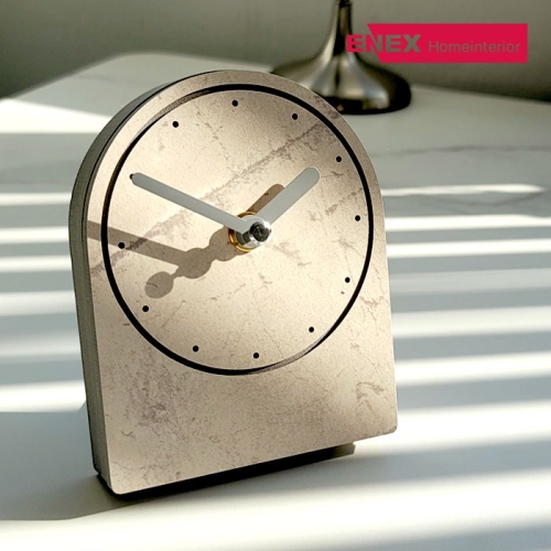 애니 무소음 콘크리트 탁상시계