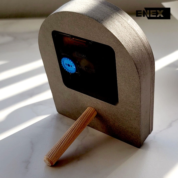 애니 무소음 콘크리트 탁상시계