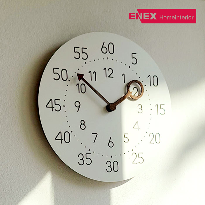 차일드 교육용 돋보기 무소음 벽시계